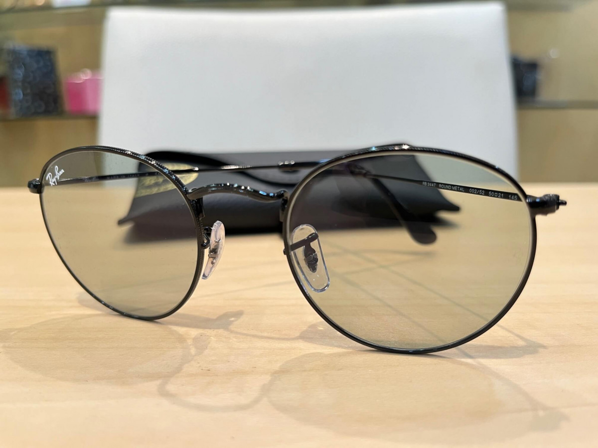 rayban RB3447 ラウンドメタル サングラス