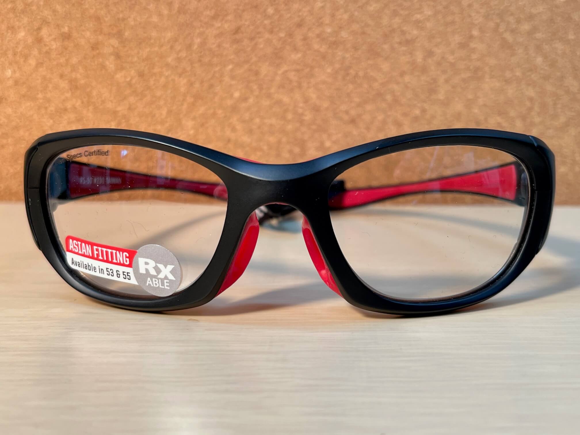 レックスペックスREC-RS50マットブラックレッドメガネのサトー佐藤眼鏡店福岡県飯塚市イオン穂波店